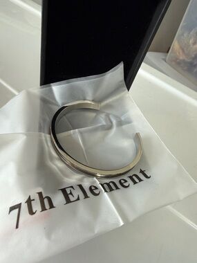 Element Silver Open Cuff Bracelet